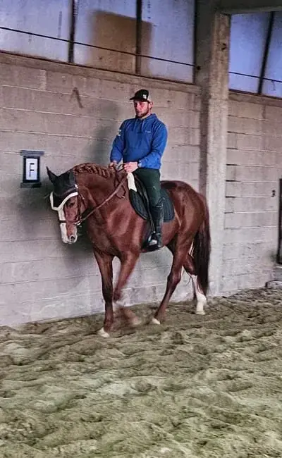 Sergio Ilbisco, istruttore monta inglese e americana ad Mitena Ranch